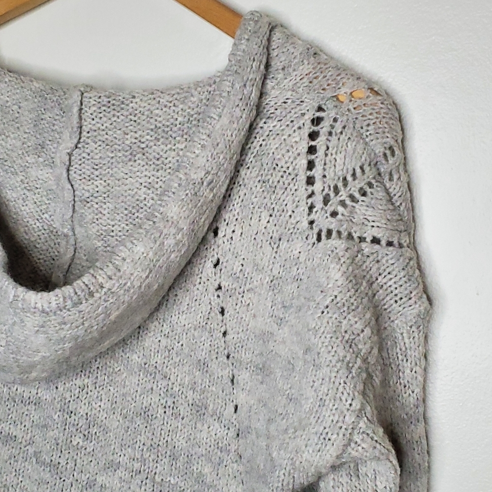 American Eagle Jegging Fit Hooded Wool Sweater - Picture 6 of 6